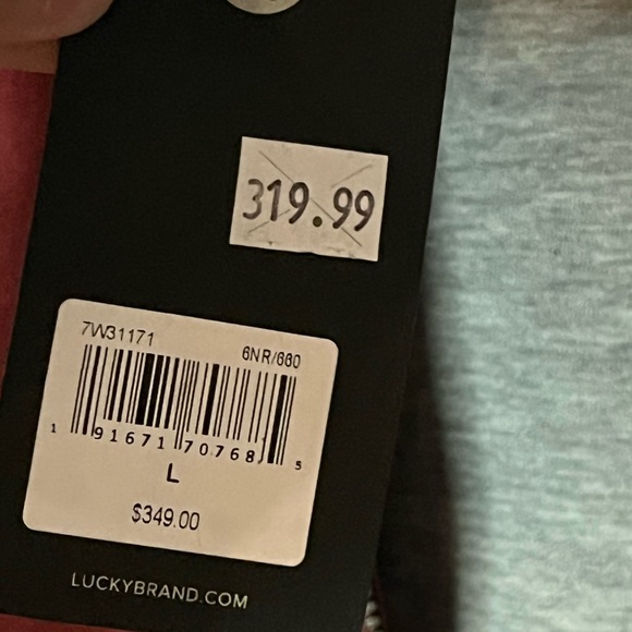 Red suede jacket - Picture 7 of 9